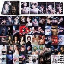 블랙핑크 포토카드 포카 핑크 앨범 베놈 카드 BORN PINK 컬렉션 LISA 포카로제, 박스 55장