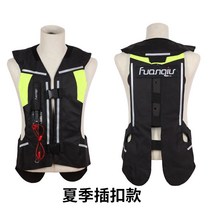 보안조끼 ZORO 바이크 에어백 베스트 라이딩복 남자 차량 런닝 공기주입 병 충격방지 리프팅 여행 2745287343, 여름 블랙