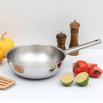 퀸센스 샤이니 IH 통5중 스텐 궁중팬 28cm