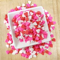 데코야 슈가스프링클 발렌하트 셰이프 (하트모양/베이킹/토핑/재료), 300g