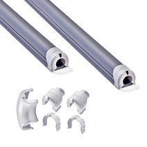 DECLU 케이블데코 플러스 디자인 전선몰딩 풀패키지 세트 라지사이즈, 진회색, 연회색캡