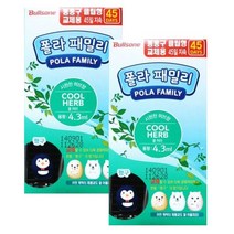 불스원 폴라패밀리 방향제 공용리필 4.3ml, 허브, 2개