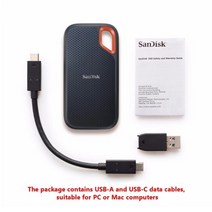 외장하드 SSD HDD TYPE-C 대용량 메모리 휴대용sandisk e61 익스트림 500gb sd e61 드라이브 1tb usb 3.1 gen 2 type-c 1050ms, sdssde61