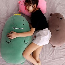 못난이 공룡 대형 모찌 인형 쿠션 수면 안고자는 애착 뚱 바디필로우, 못난이공룡 90CM