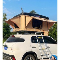 사계절 루프탑 텐트 차박 2인용 3인용 노지 오지 캠핑, 회색 190x127cm