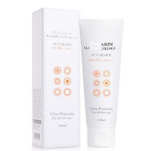 콜라겐 보습 선크림 100ml 끈적임 없는 순한 선블록, 단일제품