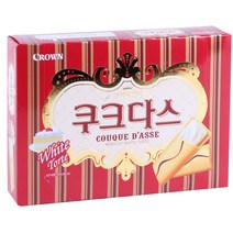 크라운 쿠크다스 화이트토르테, 144g, 2개
