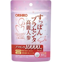 일본직배송 오리히로 부드러운 태반 인삼알 60정, 1, 상세참조
