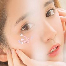 워터핑 페이스 글리터 연출 촬영 메이크업 파츠 페스티벌 반짝이, 여신패키지
