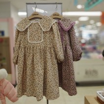 밀리밤 부평점 21NEW 돌사이즈 부터~~엄마와 우리 공주님 커플룩으로 좋아요 보들 보들 부드러운 잔잔한 꽃무늬 코듀로이 따뜻해요