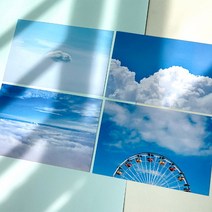[비츨] 인테리어 엽서 감성 하늘 30종 세트 / 홈카페 인스타 구름사진 벽장식 촬영소품