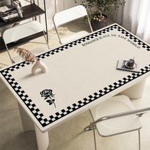 가죽 식탁매트 식탁 테이블 책상 보호필름 유리대용 가죽 방수 식탁매트, 80x130cm, F