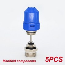 온도 조절 식 인서트 M30 x 1.5 1/2 quotx 3/4바닥 가열 매니 폴드 키트 용, [01] 5pcs