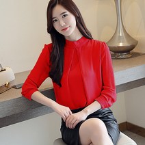 어썸풀 델버 주름 블라우스
