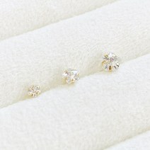 주얼리공장 14K 플라워 피어싱 4mm