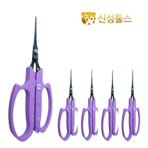 신성 포도가위 샤인머스켓가위 알솎기 과수 원예 곡가위 굽은형 직선형, 직선형(SB324), 5개