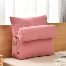 수입 삼각등받이쿠션 집순이필수템 침대벽쿠션 의자허리받침 허리받이 삼각등 요추받침 헤드쿠션 벽 대형등 다리, 4번