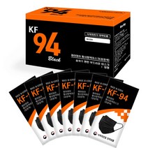 식약처인증 고급형 덴탈마스크 (개별포장) 흰색 일회용일반마스크 (개별포장)_검정, Kf94 검정색 50매