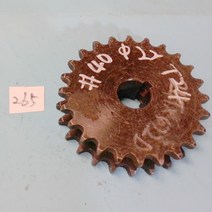 265 체인기어 스프라켓 체인40번 24t 축경22 2중