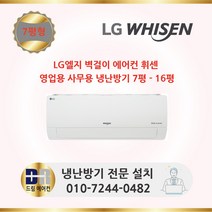 LG 휘센 벽걸이 냉난방기 인버터 냉온풍기 7평 -16평 업소용 사무실용, 7평 SW07BAJWAS