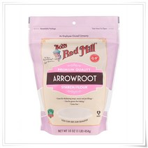 밥스레드밀 애로루트 칡전분 가루 Bobs Red Mill Arrowroot Starch Flour 16oz(453g) 5개, 453g