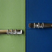 새해 멜론조아 A6 WIDE 6공 스퀘어 다이어리 하드커버 바인더, 01 올리브