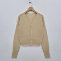 뜨개진 여성용 안드라 가디건