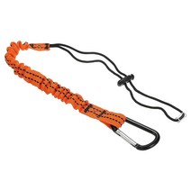 D 후크가 있는 PATIKIL 도구 끈 추락 방지용 35인치 안전 끈 0.8인치 폭 주황색, Orange