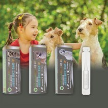 강아지 외부 기생충약 심장사상충 대용 진드기 퇴치 생후 3개월이상 사용가능 소형견용