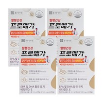 종근당건강 프로메가 알티지오메가3 듀얼 비타민D 520mg x 60캡슐 박스선택, 상세페이지 참조, 4박스
