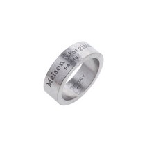[라벨루쏘] [메종 마르지엘라] 로고 인그레이빙 실버링 SM1UQ0081 SV0158 951