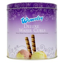 웨이벌리 디럭스 웨이퍼 컬 롤 초콜릿 과자 Waverley Deluxe Wafer Curls 280개입