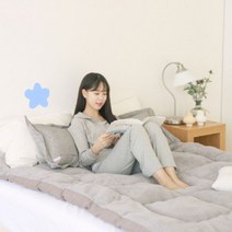 두꺼운 침대 양면 토퍼 매트리스, ss_ 본상품선택