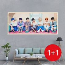 보석십자수 1+1 BTS 방탄소년단 G1 G2 140x60, G1+G2