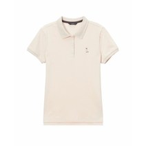 헤지스레이디스 [20SS 헤지스 여성]그린 퍼피자수 면혼방 반팔카라티셔츠_WSTS0B305E3