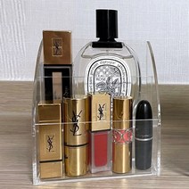 주니아니 립스틱 향수 컨실러 화장품 계단식 화장품정리함, 2단정리함, 투명아크릴