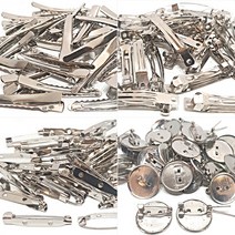 코사지 브로치핀 일자 원형 집게 자동 통포장, 05. 일자핀 30mm, 1개