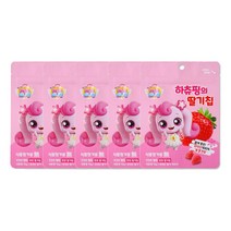캐치티니핑 칩 5개, 하츄핑딸기칩