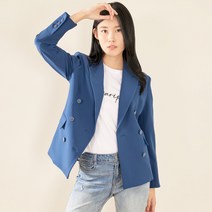 에이앤디 클래식 봄 가을 여성 데일리 텐션 더블 캐주얼 자켓