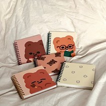큐피드곰 스퀘어 모눈 노트 ver.1, 1개