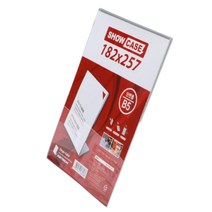 아크릴 인쇄 꽂이 네임 카드 택 테이블 매뉴판 가격표 이름표 쇼 케이스 안내판 pop 명찰 카페 식당 레스토랑 빵 집 단면 세로형 가로형 B5, 세로