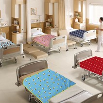 싱글 병원 환자용 방수 침대 패드 시트 매트 방수포, 16. 꿀벌 핑크