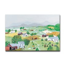그랜마 모지스 그림 인테리어 명화 액자 + 네임택, 10. 농가+아트네임택