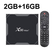 정품 X96 맥스 플러스 8K TV 박스 안드로이드 9.0 Amlogic S905X3 쿼드 코어 4 기가 바이트 64 5G 듀얼 WII, 01 2GB 16GB_03 영국 플러그