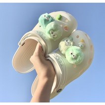 민트 폼폼즈 먼지몽 크록스 호환 파츠 악세사리 세트
