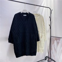 인디안써머 딥 브이넥 벨티드 니트 원피스