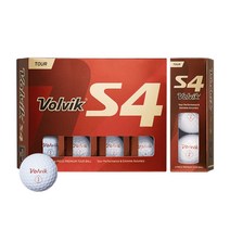 볼빅 프리미엄 골프공 NEW TOUR S4 화이트 4피스, 선택1(화이트)