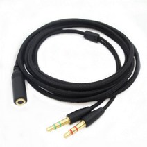 이어폰 오디오 케이블 라인 Razer Electra/Kraken Pro와 호환되는 이어폰 오디오 케이블 라인 7.1 V2/Hammerhead 헤드폰 와이어 소형 디자인