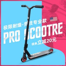 미국 브랜드 익스트림 킥보드 2륜 프로 스쿠터, 블랙 T8