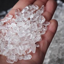 백수정 자갈 50g 수정원석 정화용 투명 크리스탈 자갈크리스탈원석 보석 힐링용품 천연원석 명상 힐링테라피 보석자갈 어항자갈 조경자갈 데코소품, 1-백수정-자갈